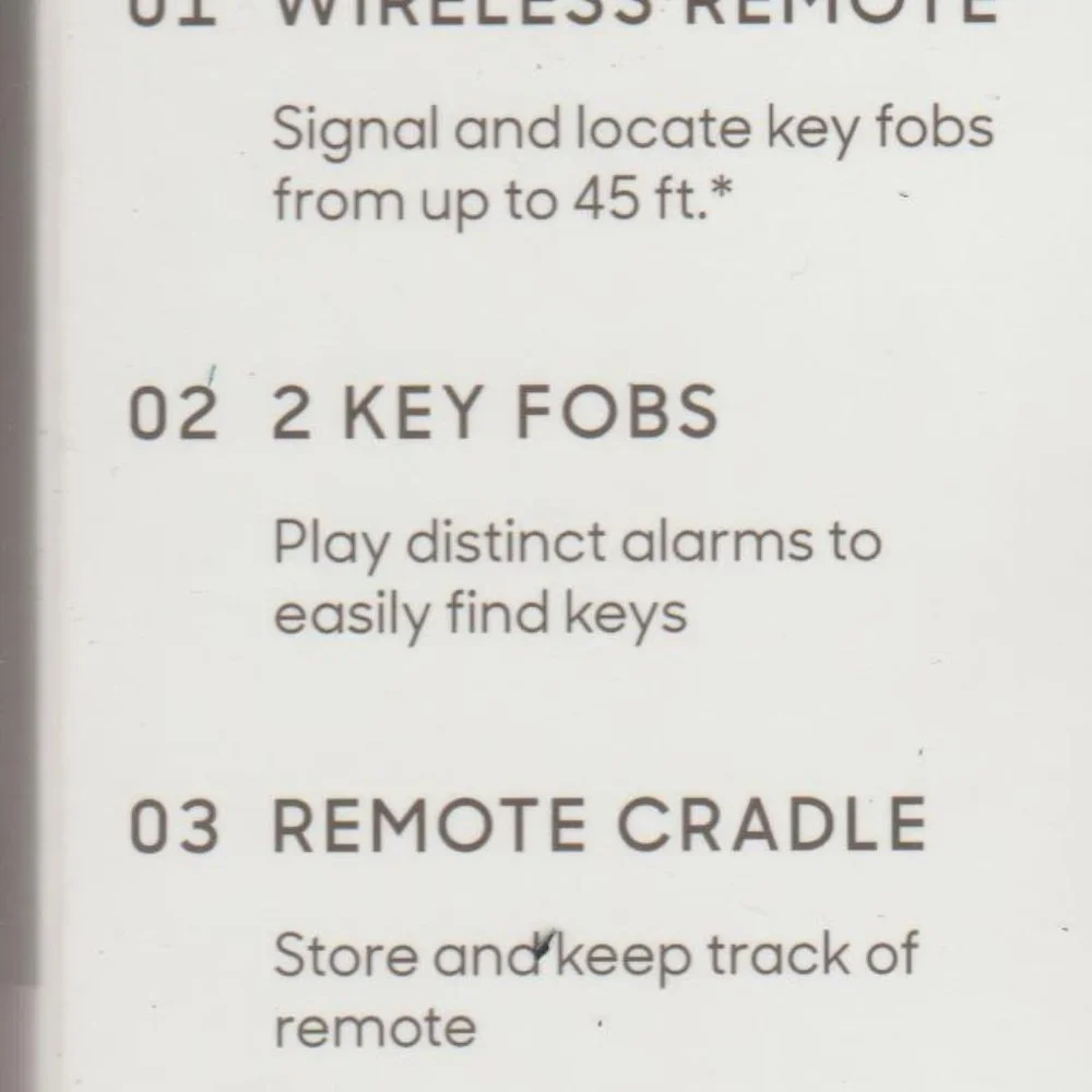 Sharper Image Electronic Key Finder with FREE Phone Stand